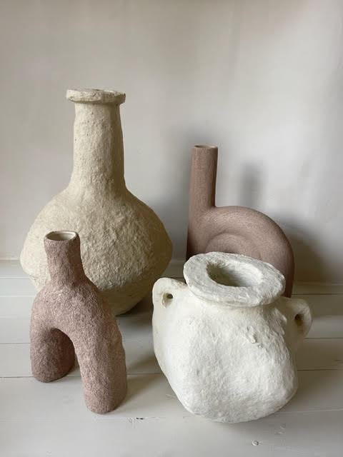 Dusty pink vase