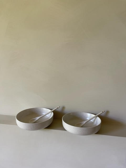 Ceramic bowl Nordic vanilla