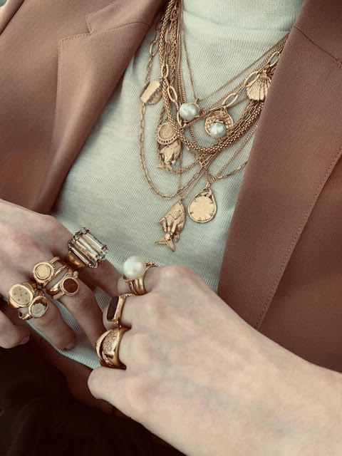 Amandine Necklace Gold